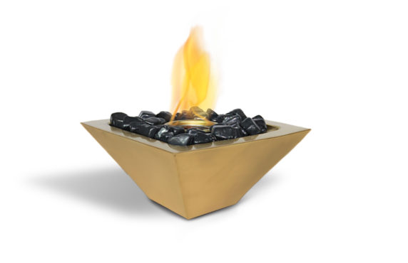 Anywhere Fireplace Chatsworth Silver Tabletop Bio-ethanol Gel Fuel