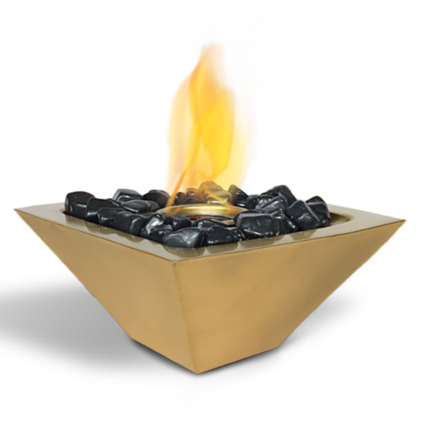 Empire Gold Indoor/Outdoor Tabletop Gel Fireplace - Anywhere Fireplace